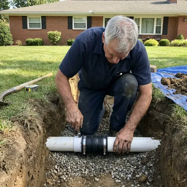 Local sewer line replacement by JFL Plumbing, Portland, OR